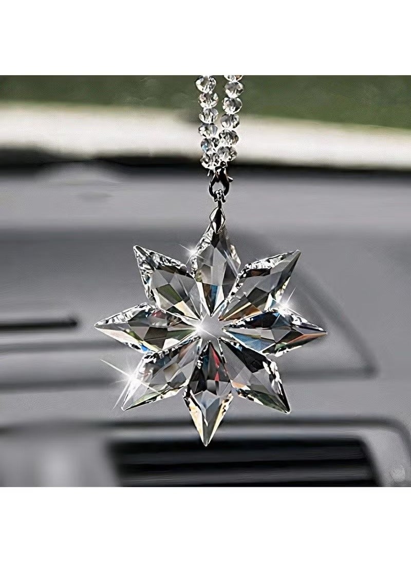 general Crystal Car mirror Pendant,Rear View Mirror Pendant, Car and Home Hanging Decorations Ornament - Image 1