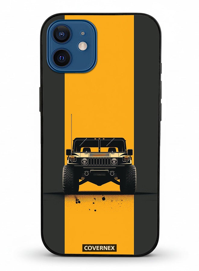 Covernex Apple iPhone 12 Protective Case Cover Printed Featuring Off Roa Rugged - Image 2