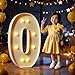 imprsv Marquee Numbers 3 Feet Tall Large Light Up Numbers 40th 50th 60th Birthday Decorations Women Men Big Yellow Light Outdoor Anniversary Decorations Balloon Arch Kit Party Backdrop 0 - Image 3
