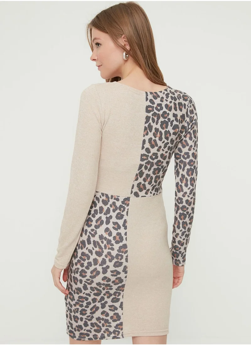 trendyol Colorblock Printed Dress