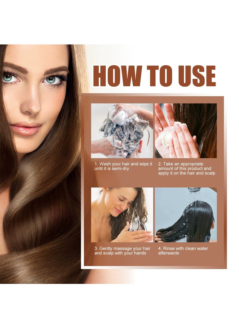 EELHOE - Batana Oil for Revitalized Hair Growth & Strength 100% Unrefined Thickens Fuller Healthier Hair, Organic Hair Treatment 120ml/4.05fl.oz - Image 1