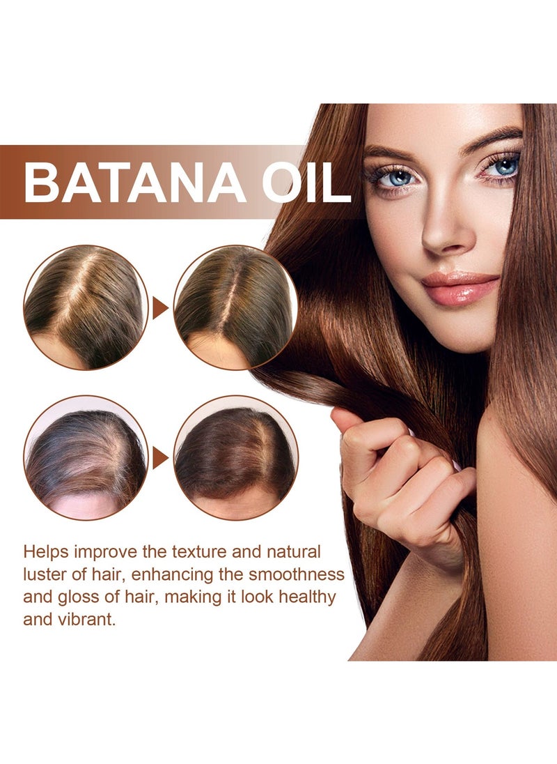 EELHOE - Batana Oil for Revitalized Hair Growth & Strength 100% Unrefined Thickens Fuller Healthier Hair, Organic Hair Treatment 120ml/4.05fl.oz - Image 1