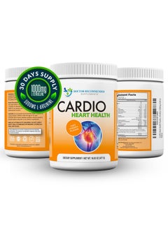DOCTOR RECOMMENDED SUPPLEMENTS Cardio Heart Health Powder - L-Arginine Supplement 5000mg & L-Citrulline 1000mg,16.82 oz  - Image 2
