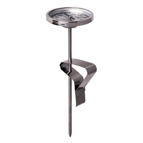 Tel-Tru LT225R Big Green Egg, Grill Dome, Kamado Replacement Thermometer, 2 inch dial, 5 inch stem, 150/750 Degrees F - Image 1