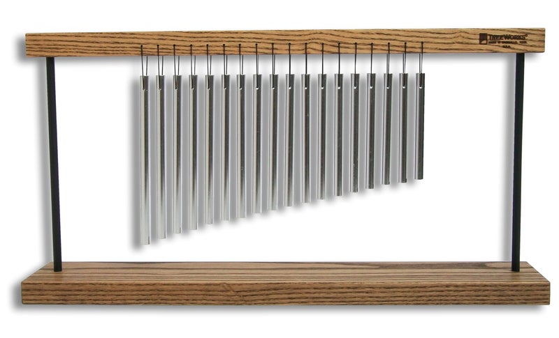 Treeworks Chimes Medium Top Bar Chime — Made in U.S.A. — for Percussion Tables, Desks, Classroom Music, Meditation or Yoga, Includes Tennessee Hardwood Stand, inch (TRE9t) - Image 5