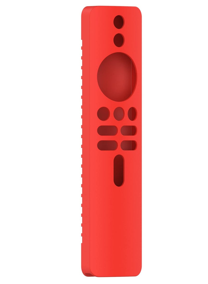 Excefore Silicone Case for for Xiaomi Mi Box 4K TV, Silicone Protective Case for Xiaomi Mi Box 4K TV Remote, 2nd Gen Stick Remote Control Anti Slip Silicone Protective Skin Cover with Lanyard, Red  - Image 5