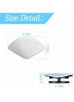 Dominy 4pcs Fan Shaped Blind Spot Mirror, 360 Degree Adjustabe HD Glass Blind Spot Mirrors, Frameless Convex Rear View Mirror, for any Car, Van, Suv and Trucks.  - Image 4