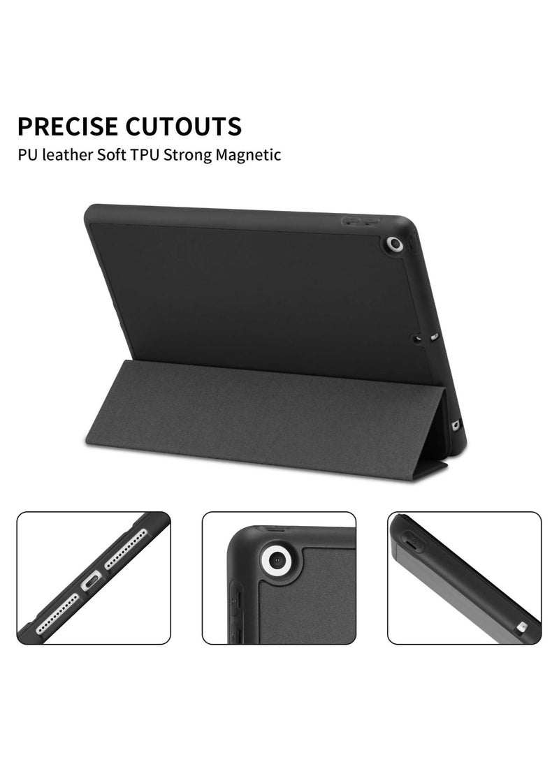 iPad 9th/8th/7th Generation Case (2021/2020/2019) iPad 10.2-Inch Case with Pencil Holder [Sleep/Wake] Slim Soft TPU Back Smart Magnetic Stand Protective Cover Cases - Image 5