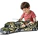 spring flower SpringFlower Army Truck Boy Toys 3 4 5 6 Vehicle Car Toy Brithday Gifts 3 in 1 Extra Large Transport Truck with Helicoper and Tank Lights Sounds - Image 2