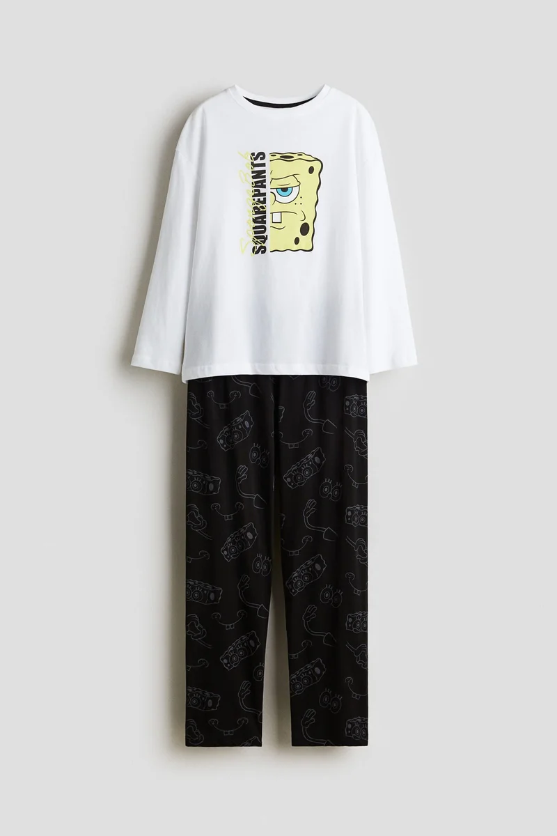 H&M Print-motif cotton pyjamas