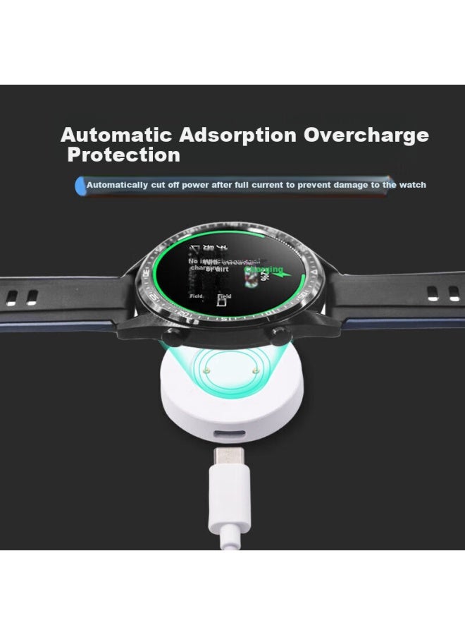 Ten Flashes n Huawei Watch Charger Magnetic Stand For Watch Gt2/gt2e/gs3i, Honor Gs3i/gs Pro/magic Watch2 Charging Dock With Magnetic Base - Image 2