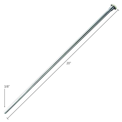 Westbrass 3/8" x 20" Brass Flat Head Toilet Supply Riser, Oil Rubbed Bronze, D124-12 - Image 4