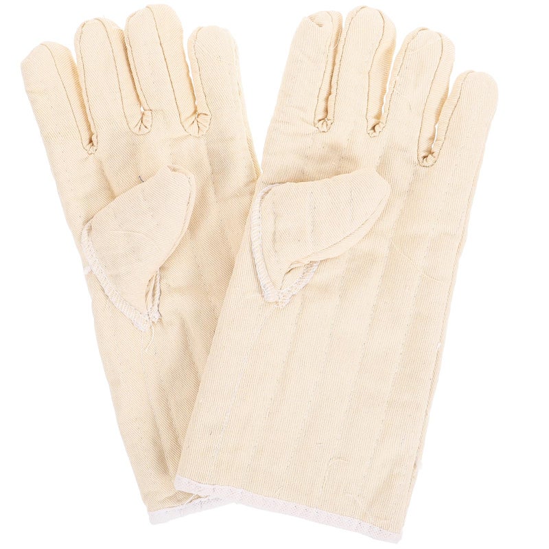 Thickened Long White Heat Resistant Oven Gloves For BBQ Baking Cooking Microwave - Image 2