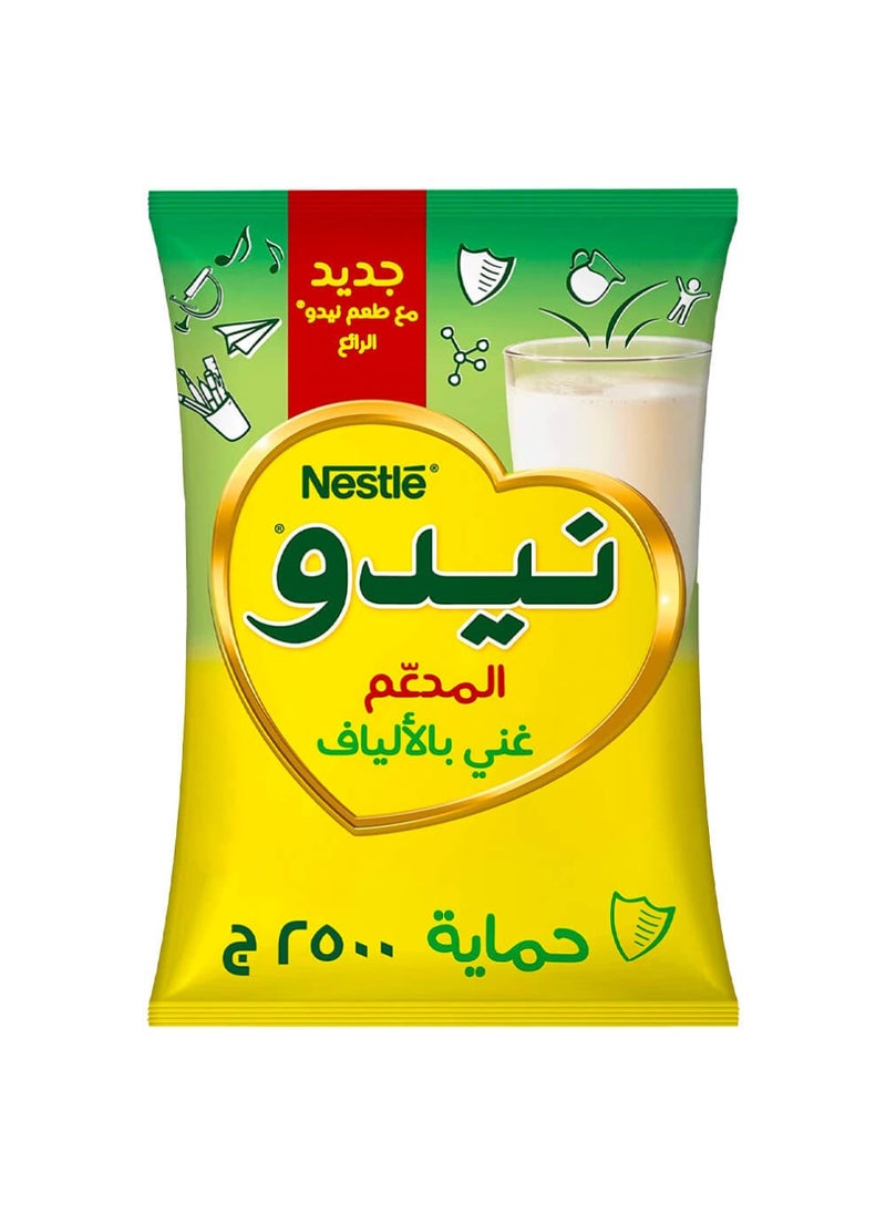 نيدو نيدو حليب بودرة مدعم، 2500 غرام 