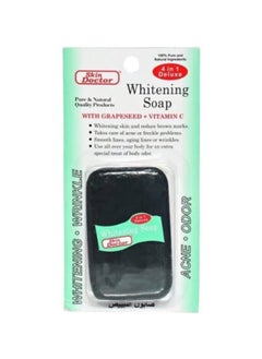 سكين دكتور صابون تبييض Skin Doctor 4in1 80 جم ، كريم عين النعامة للتجاعيد 30 جم ، كريم تفتيح البشرة بدون بقع وكريم الأرجان للوجه (مجموعة من 4)  - Image 4