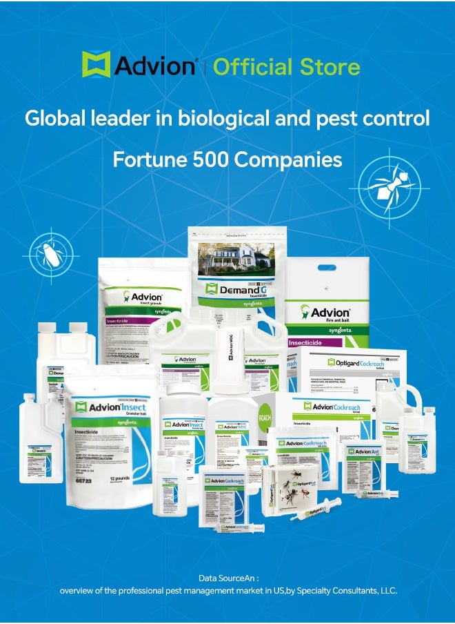 syngenta Syngenta Advion Cockroach Gel Bait, 30g, 1 Plunger and 1Tip,   safer and more effective in killing cockroaches  - Image 5
