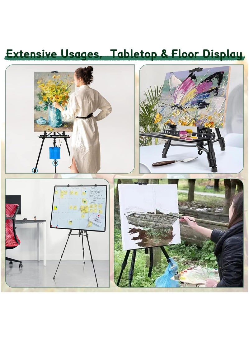 Metal Easel Sketch Drawing Stand Black