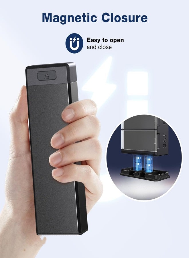 HEIYING 7 Days Pill Organizer with Aluminum Shell for One Week Capacity, Portable Metal Pill Case to Hold Vitamin, Medicine, Supplements - Image 3