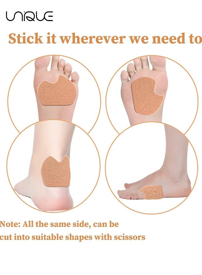 يونيك منصات القدم، 12 جهاز كمبيوتر شخصى وسادة القدم ذاتية اللصق للراقصة، منصات وسادة مقدمة القدم منصات التهاب السمسم لكرة القدمين الألم، وسادات وسادة مقدمة القدم للرجال والنساء الرقص تخفيف الآلام (البيج) - Image 5