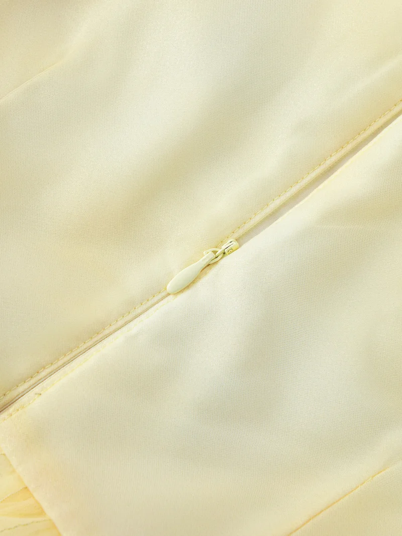 Balabala pale yellow Kids Girls Woven one-piece dress for Women | Best Price UAE