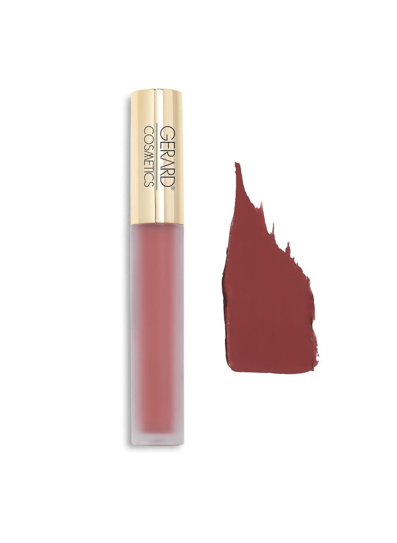 Gerard Cosmetics Gerard Cosmetics HydraMatte Liquid Lipstick Plum Crazy, Plum Lipstick with Matte Finish, Long Lasting and Non Drying, Super Pigmented Fully Opaque Lip Color 