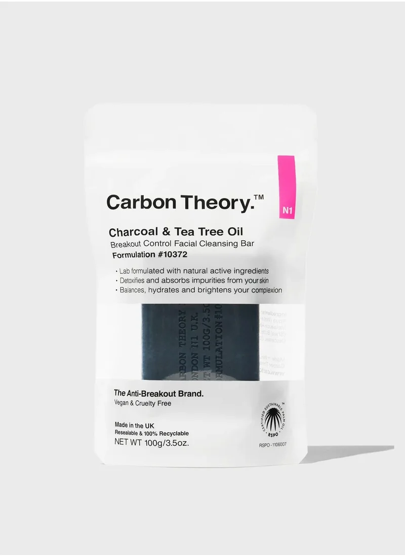 Carbon Theory Charcoal & Tea Tree Oil Breakout Control Facial Cleansing Bar