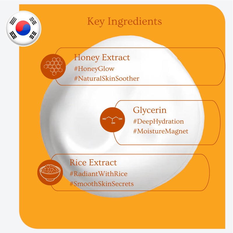 esfolio Honey Cleansing Foam â€“ Hydrating Face Wash Dry & Sensitive Skin â€“ Korean Skincare Cleanser Honey Deep Pore Cleansing, Moisturizing, Nourishing Facial Cleanser Smooth Skin (5.29oz -150g) - Image 3