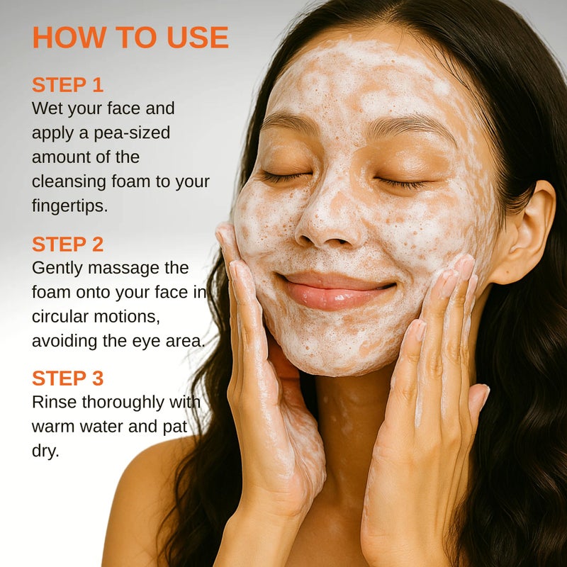 esfolio Honey Cleansing Foam â€“ Hydrating Face Wash Dry & Sensitive Skin â€“ Korean Skincare Cleanser Honey Deep Pore Cleansing, Moisturizing, Nourishing Facial Cleanser Smooth Skin (5.29oz -150g) - Image 5