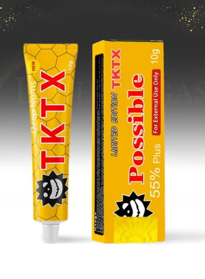 TKTX Possible Limitted Addition TKTX Orange 55% - Topical Anaesthetic  Numbing Cream - Deep and Fast Action - Painless Procedure - Tattoo Numbing Cream