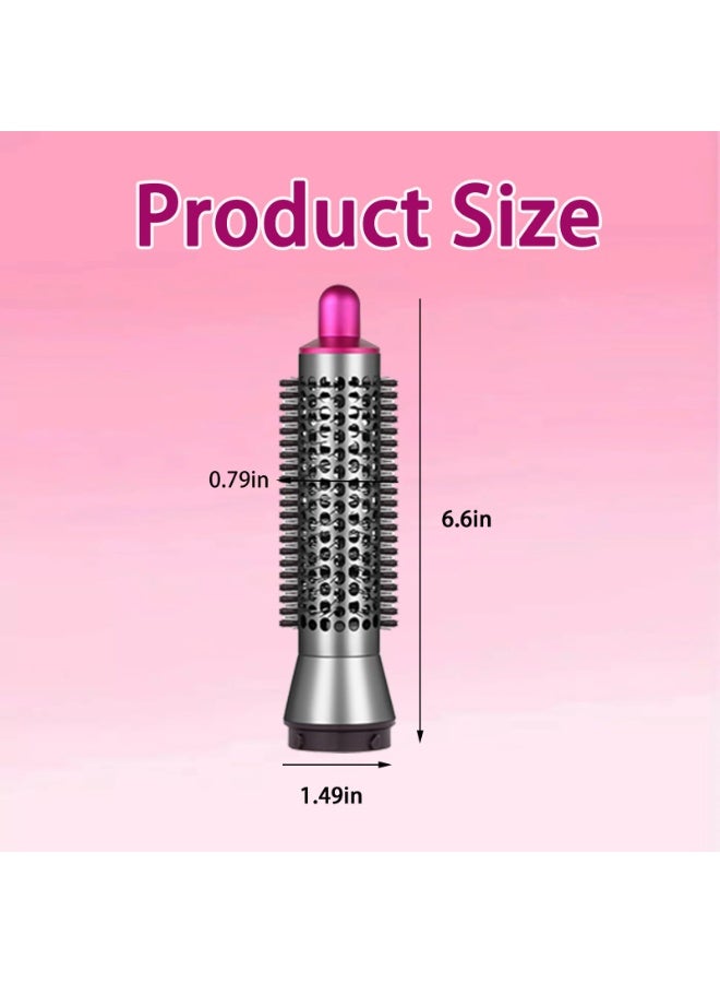 KISSUN Round Volumizing Brush for Dyson Airwrap Attachments Bigger Round Brush Attachment for Dyson Air Wrap Styler, Fluff up and Volumize for Styling (Rose) - Image 3