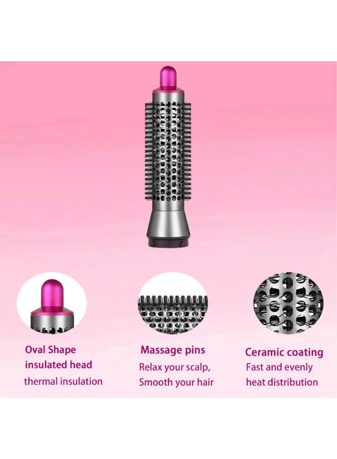 KISSUN Round Volumizing Brush for Dyson Airwrap Attachments Bigger Round Brush Attachment for Dyson Air Wrap Styler, Fluff up and Volumize for Styling (Rose) - Image 5