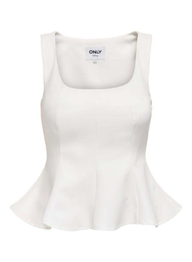 ONLY Strap Detail Peplum Top - Image 1