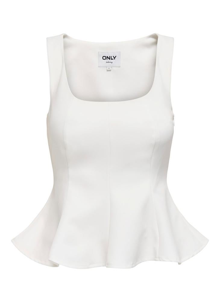 ONLY Strap Detail Peplum Top - Image 1