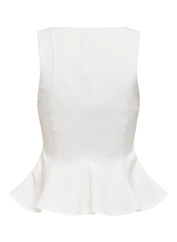 ONLY Strap Detail Peplum Top - Image 2