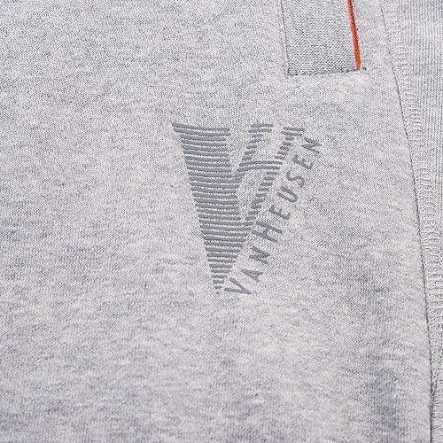 Van Heusen Athleisure Men's Track pants(50044_Grey Melange_Medium_Grey_Medium) - Image 2