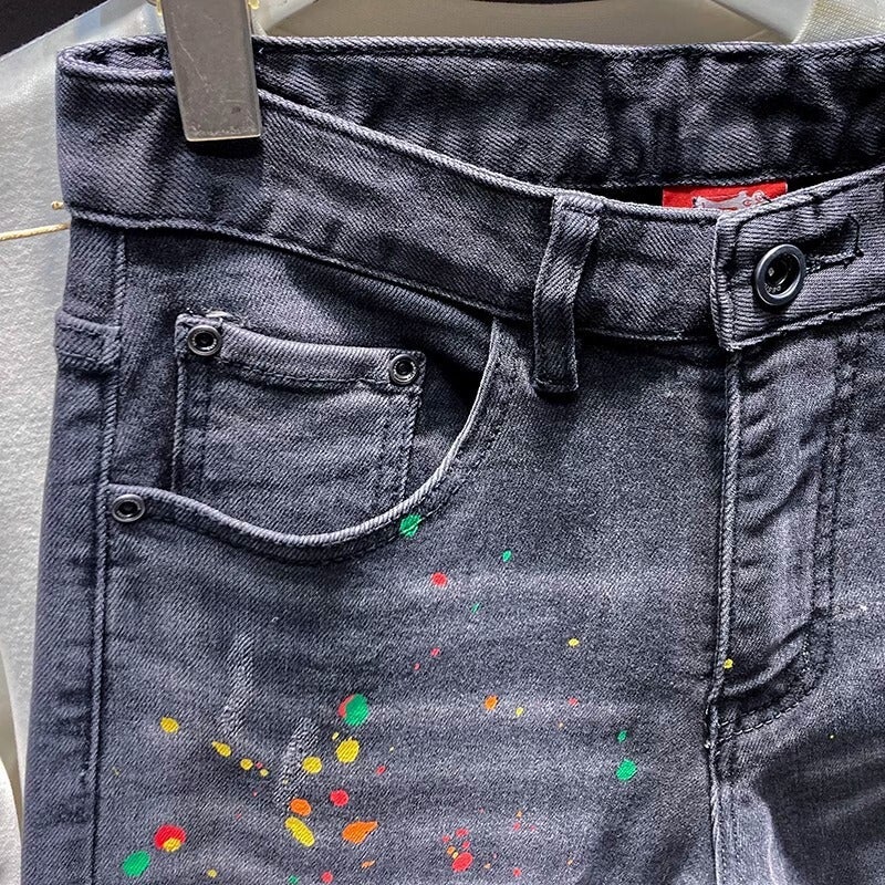 Unisex Casual Daily Denim Jeans - Image 3
