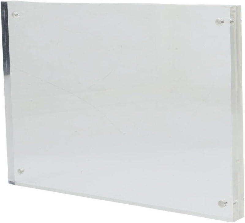 Anti slip Transparent for acrylic Photo Frame 8+8mm Thick Magnetic Display Stand for Home or Office Decor(14.8x21cm) All user friendly build Daily universal pick Budget friendly sizing alternatives Reinforced edge Market aligned local stock Instant order available stock Multi-category warehouse equip Labor saving Multi-hub shipment dispatch Carefully selected solid material Elegant appearance Global sizing options Dense material Nationwide delivery Any KSA address orderable Global production standard crafted General need oriented design Solid anti-deform Hanging space save Easy store & transit build Batch consistent craftsmanship Medium weight General standard crafted Gulf climate fit - Image 2