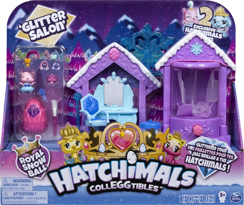Hatchimals CollEGGtibles Glitter Salon Playset with 2 Exclusive for Kids Aged 5 and Up - Image 3
