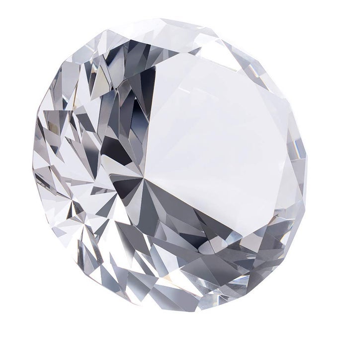 100MM39 CRYSTAL DIAMOND PAPERWEIGHT NAIL DISPALY PROP MOTHERS DAY GIFT WEDDING FAVOR CENTERPIECES HOME DECORCLEAR