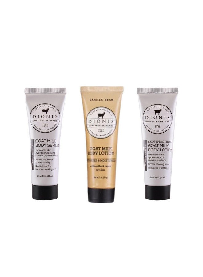 Dionis Goat Milk Skincare Body Serums & Sets (Vanilla Bean Lotion & Serum Set) - Image 1