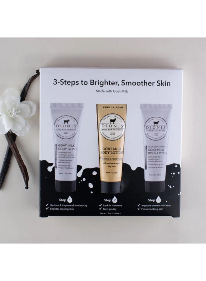 Dionis Goat Milk Skincare Body Serums & Sets (Vanilla Bean Lotion & Serum Set) - Image 3