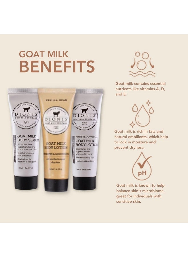 Dionis Goat Milk Skincare Body Serums & Sets (Vanilla Bean Lotion & Serum Set) - Image 2