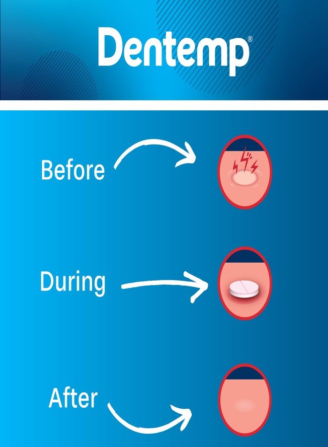 Dentemp Canker Cover - Canker Sore Medicine Pain Reliever (8 Count) - Canker Sore Treatment to Relieve Canker Pain, Mouth Sores & Mouth Irritation - Fast Acting Canker Sore Relief Tablets for Adults - Image 3