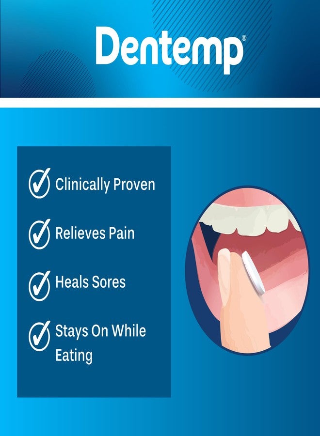 Dentemp Canker Cover - Canker Sore Medicine Pain Reliever (8 Count) - Canker Sore Treatment to Relieve Canker Pain, Mouth Sores & Mouth Irritation - Fast Acting Canker Sore Relief Tablets for Adults - Image 4