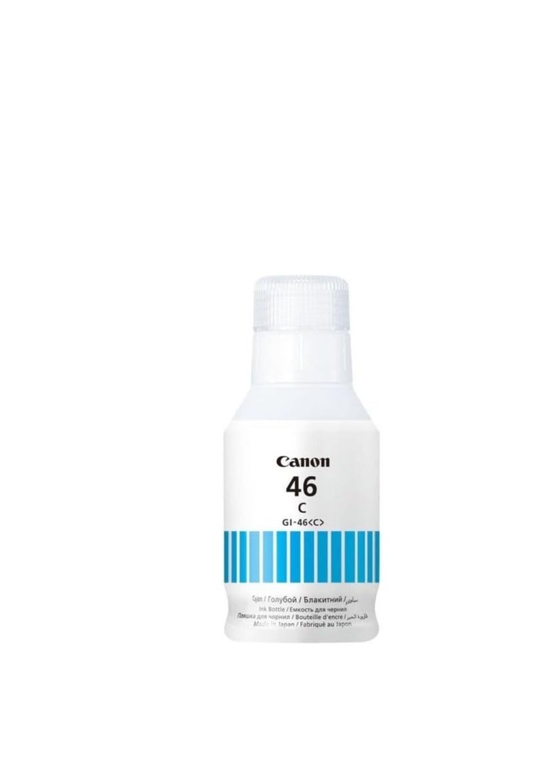 GI-46C, Cyan Ink Bottle, Prints Up to 15,755 Pages, 135 ml