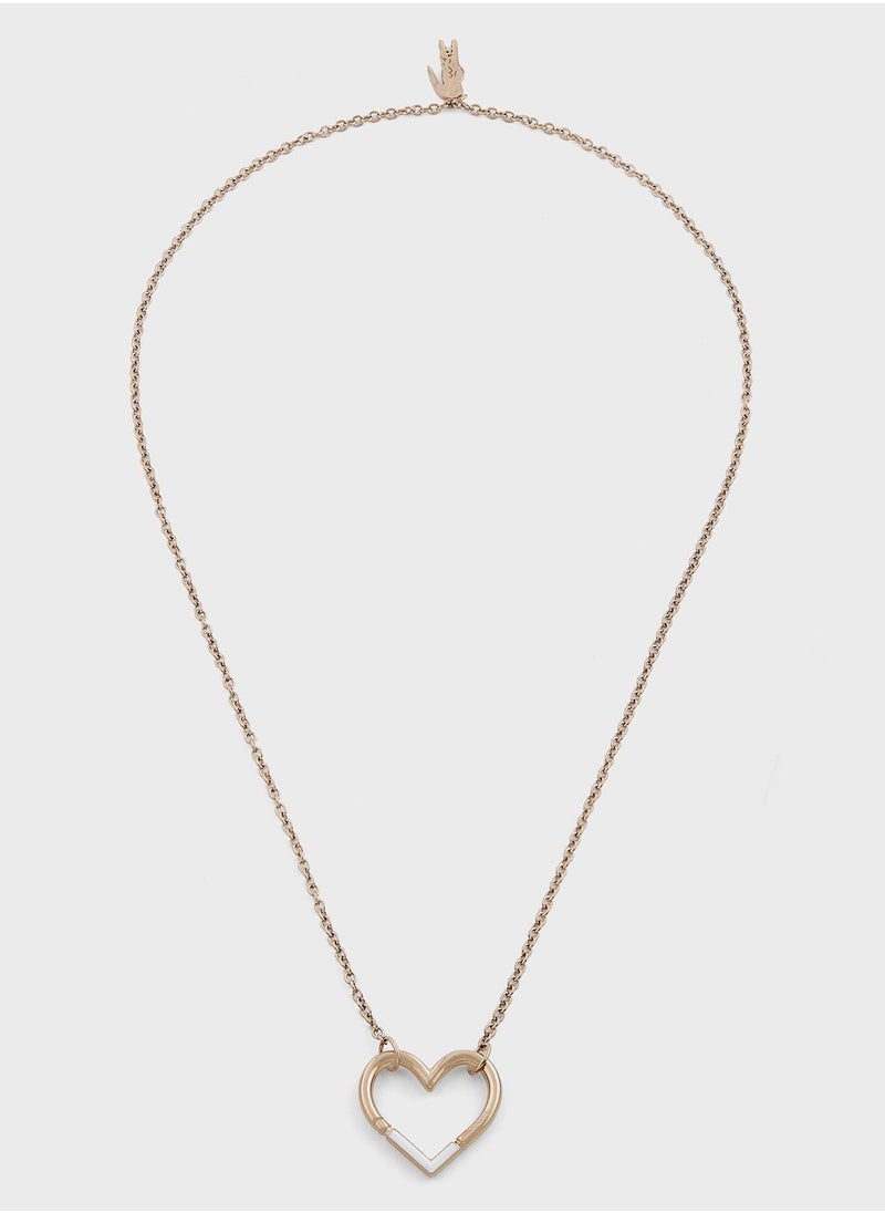 LACOSTE - Stainless Short Necklace - Image 1