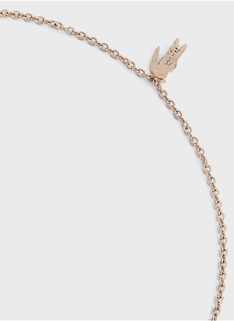LACOSTE - Stainless Short Necklace - Image 1
