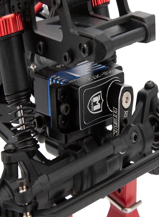 MEUS RACING سيرفو MEUS Racing Coreless عالي العزم 12.5 كجم Ascent-18 مع حامل وذراع سيرفو لترقيات Redcat Ascent-18 1/18 RC Crawler (12.5 كجم) - Image 2
