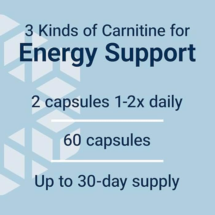 Life Extension Optimized Carnitine, Three Forms of L-carnitine, Promotes Heart & Brain Health, Gluten Free, Non-GMO, Vegetarian, 60 Capsules - Image 5