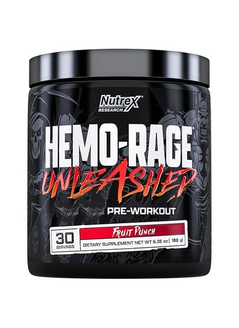 Hemo-Rage Pre-Workout - Fruit Punch - (180g)